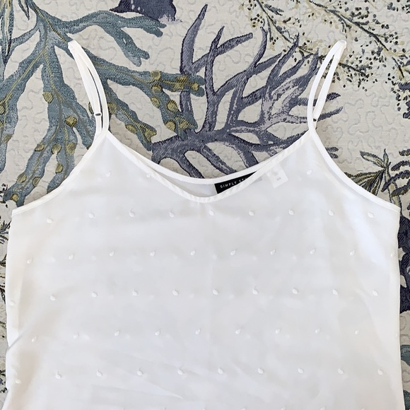 Simply Styled Cami, Size Medium, Off-white - Picture 2 of 11